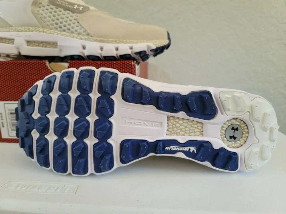 Under Armour HOVR Summit Michelin Shoes Size 9 Mens 10.5 W White 3022579-101 - Picture 3 of 7
